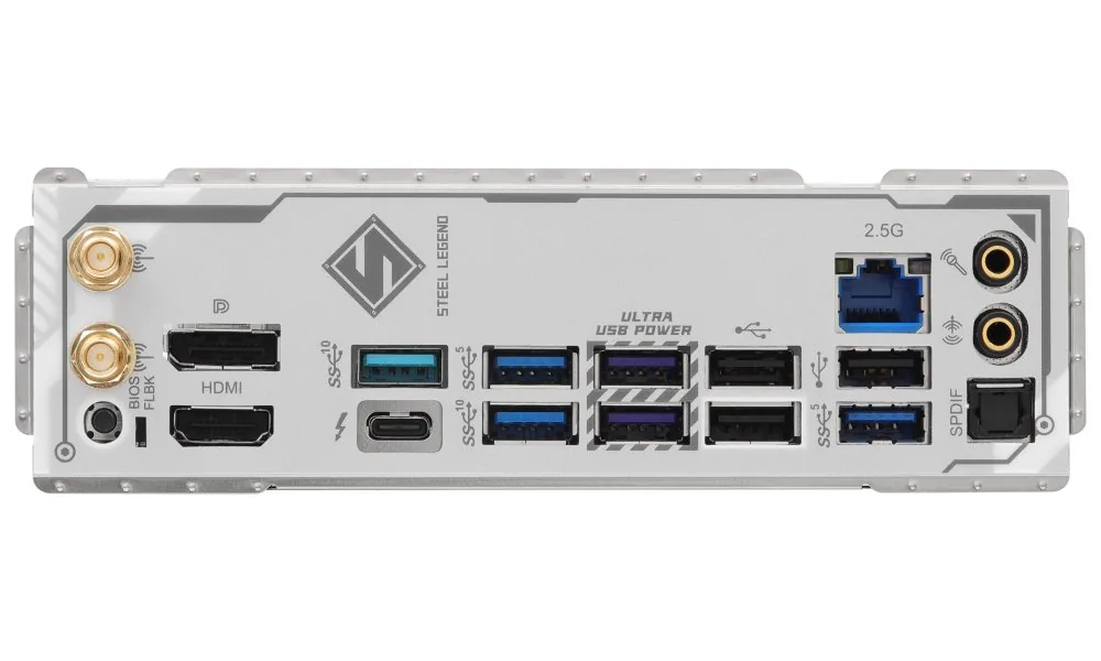 ASRock B860 Steel Legend WiFi Intel B860 LGA1851 4x DDR5 4x M.2 HDMI DP Thunderbolt 4 WiFi ATX
