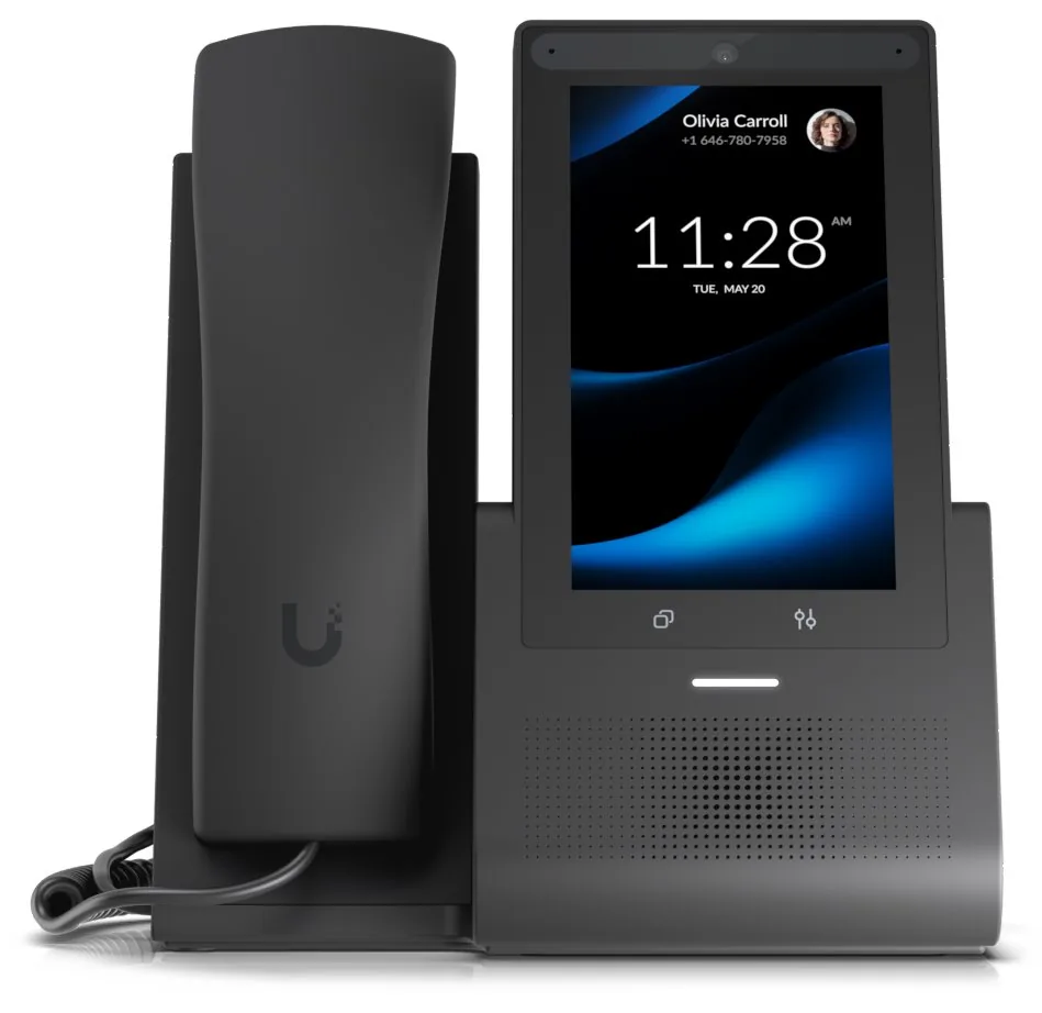 Ubiquiti UniFi G3 Touch Pro - Telefon VoIP - s digitální fotoaparát - IEEE 802.11a/b/g/n/ac (Wi-Fi) / Bluetooth 4.2 - černá