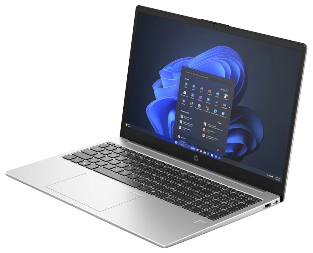 HP 250R G10, C3-100U, 15.6 FHD 300n, 16GB, SSD 512GB, W11Pro, 3-3-3, Silver