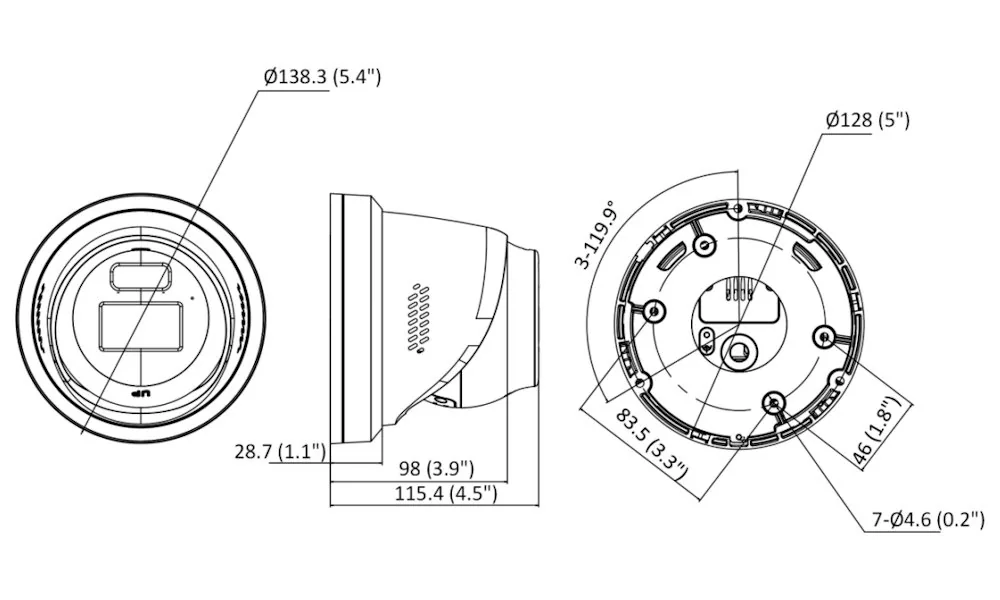 Hikvision DS-2CD2387G2H-LISU SL(2.8mm)(eF) - 8MPix IP Turret Hybrid ColorVu AcuSense kamera; LED IR 30m,130dB, A A, IP67