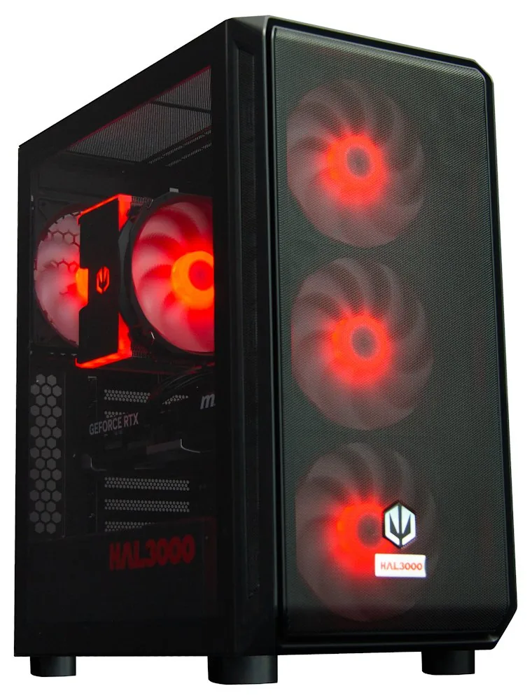 HAL3000 Alfa Gamer Pro Ti AMD Ryzen 7 7800X3D 32GB DDR5 RTX 5070 Ti 2TB PCIe4 SSD WiFi W11