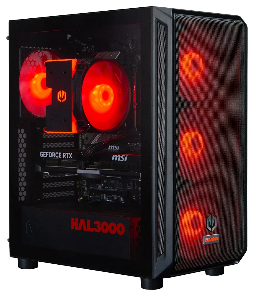 HAL3000 Alfa Gamer Pro Ti AMD Ryzen 7 7800X3D 32GB DDR5 RTX 5070 Ti 2TB PCIe4 SSD WiFi W11