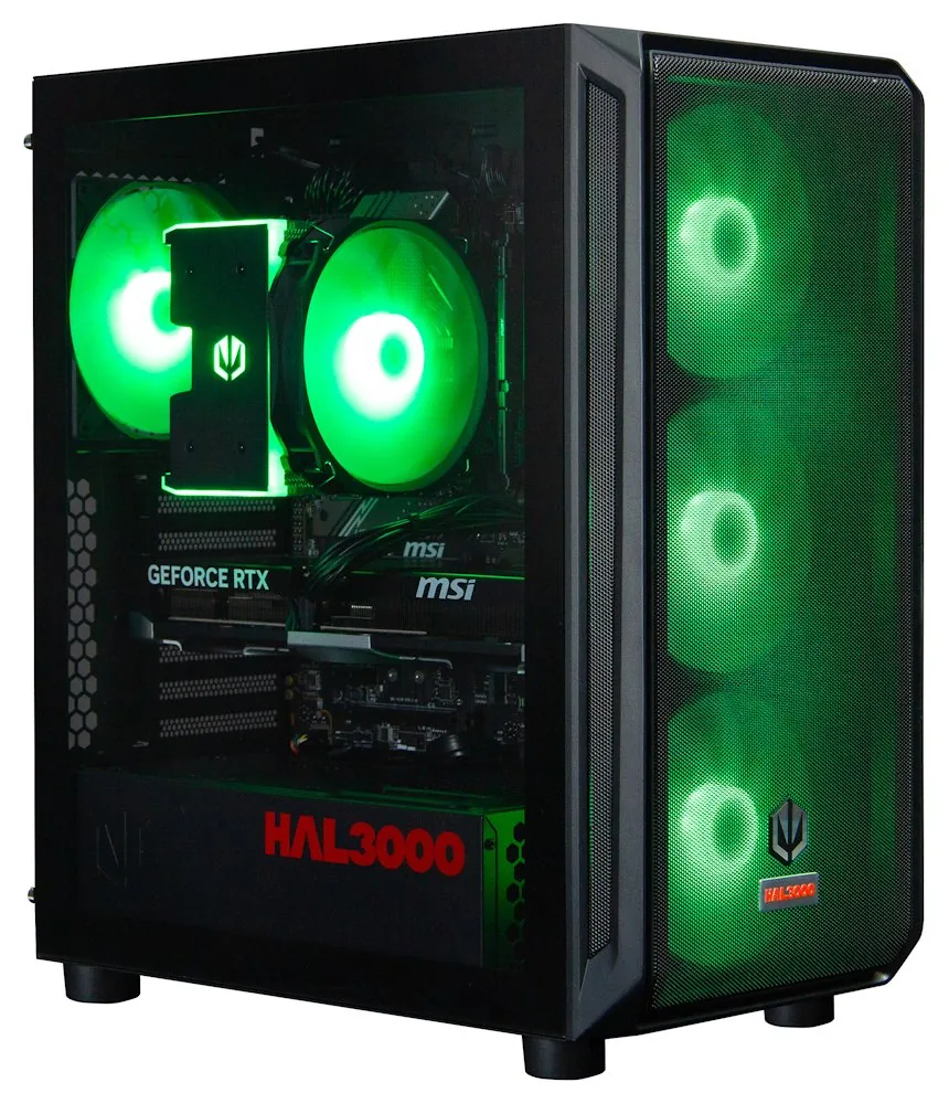 HAL3000 Alfa Gamer Pro Ti AMD Ryzen 7 7800X3D 32GB DDR5 RTX 5070 Ti 2TB PCIe4 SSD WiFi W11