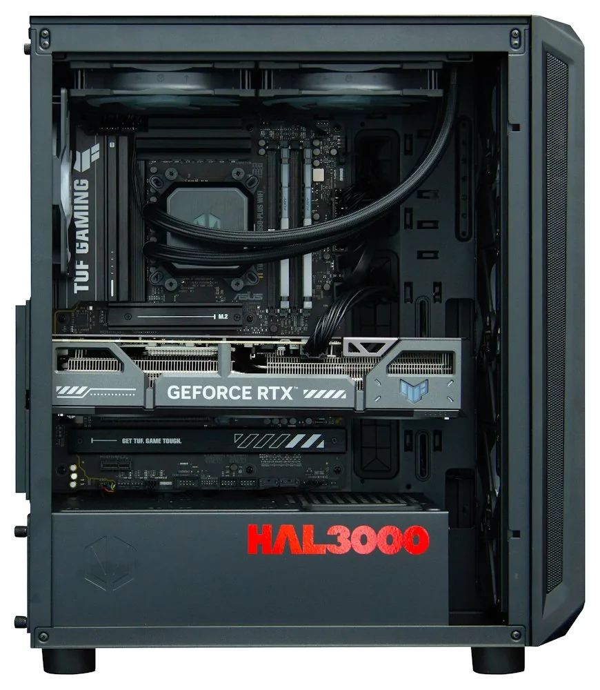 HAL3000 Alfa Gamer Elite Ti AMD Ryzen 7 9800X3D 32GB DDR5 RTX 5070 Ti 2TB PCIe4 SSD WiFi W11