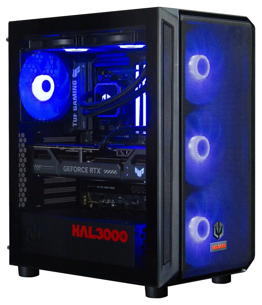 HAL3000 Alfa Gamer Elite Ti AMD Ryzen 7 9800X3D 32GB DDR5 RTX 5070 Ti 2TB PCIe4 SSD WiFi W11