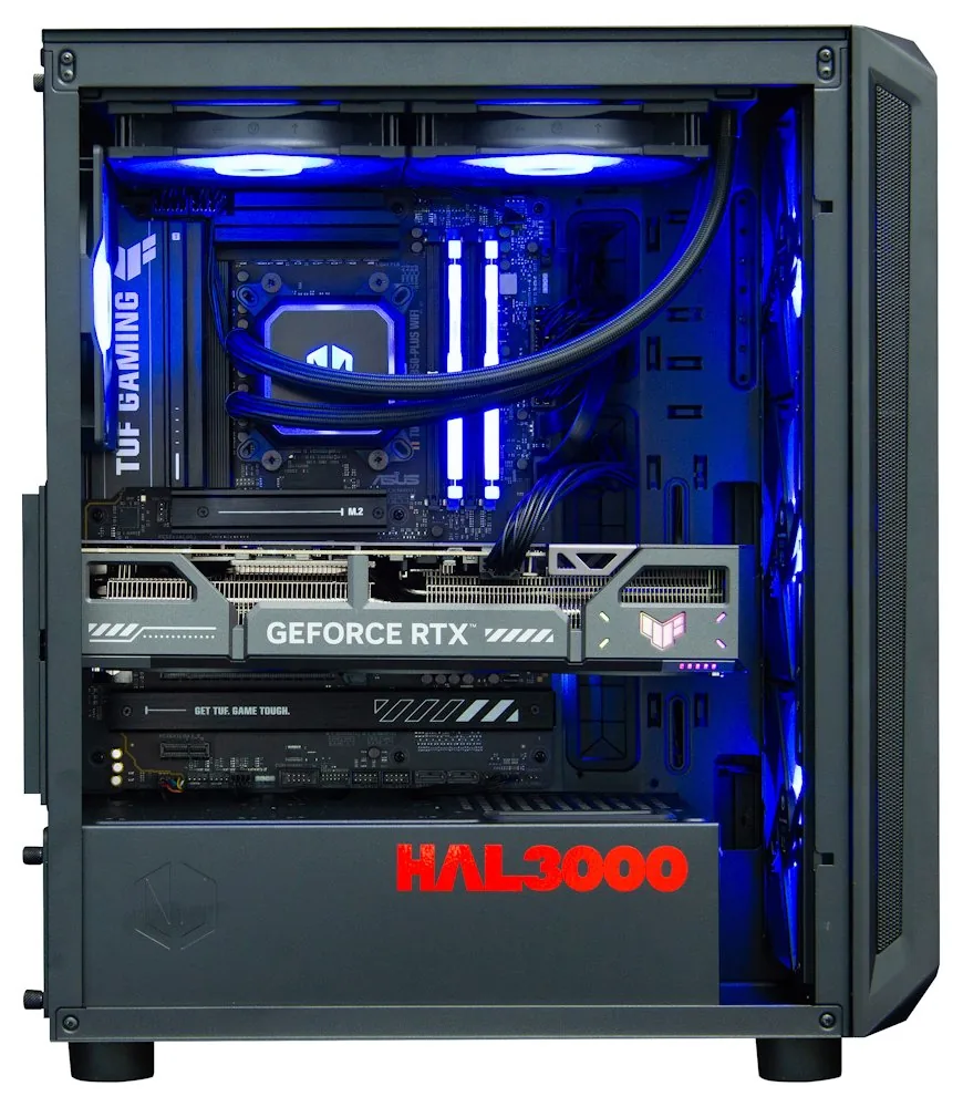 HAL3000 Alfa Gamer Elite Ti AMD Ryzen 7 9800X3D 32GB DDR5 RTX 5070 Ti 2TB PCIe4 SSD WiFi W11