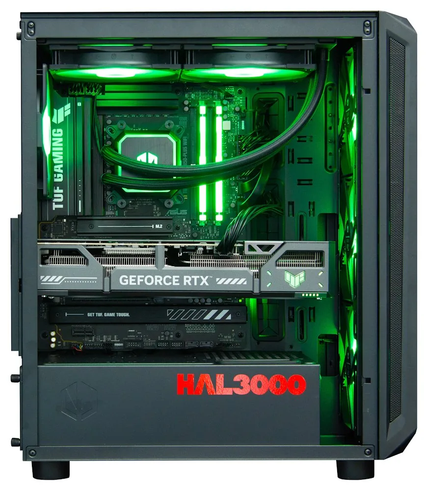 HAL3000 Alfa Gamer Elite Ti AMD Ryzen 7 9800X3D 32GB DDR5 RTX 5070 Ti 2TB PCIe4 SSD WiFi W11