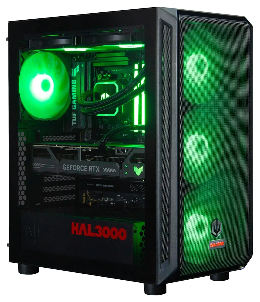 HAL3000 Alfa Gamer Elite Ti AMD Ryzen 7 9800X3D 32GB DDR5 RTX 5070 Ti 2TB PCIe4 SSD WiFi W11