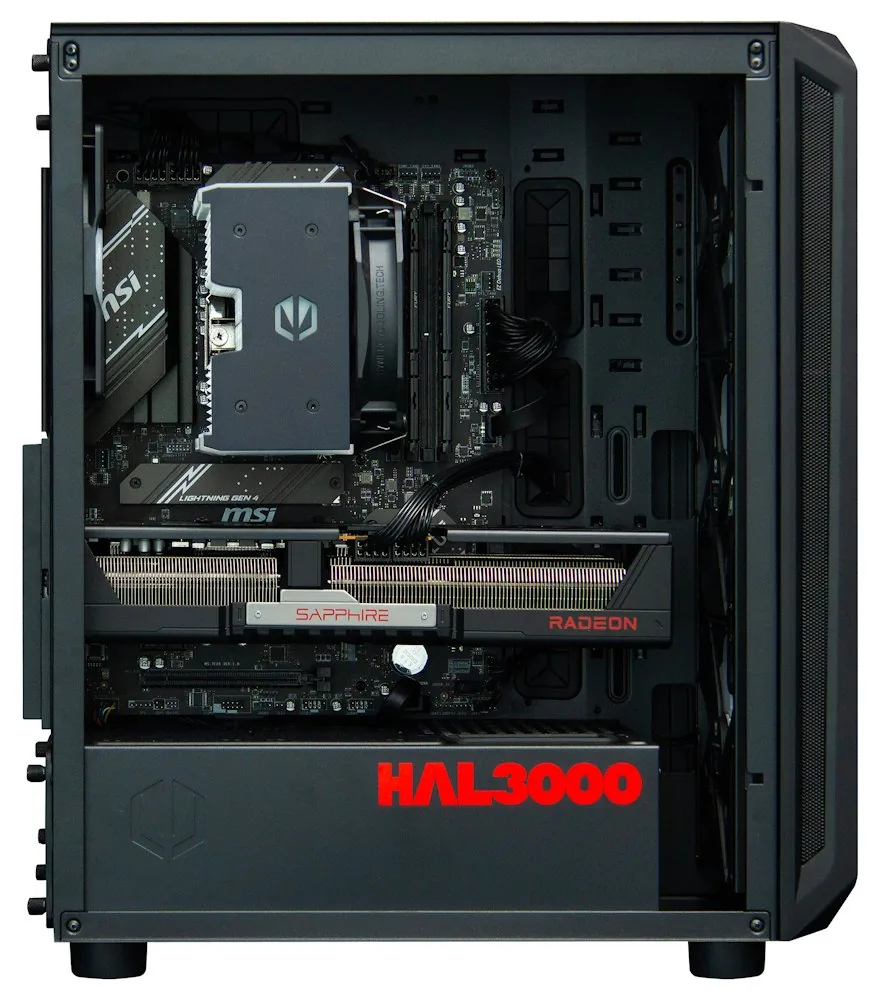 HAL3000 Alfa Gamer Pro XT AMD Ryzen 7 7800X3D 32GB DDR5 RX 9070 XT 2TB PCIe4 SSD WiFi W11