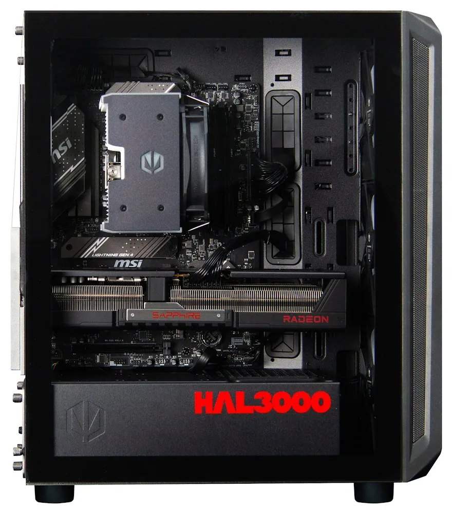 HAL3000 Alfa Gamer Pro XT AMD Ryzen 7 7800X3D 32GB DDR5 RX 9070 XT 2TB PCIe4 SSD WiFi W11