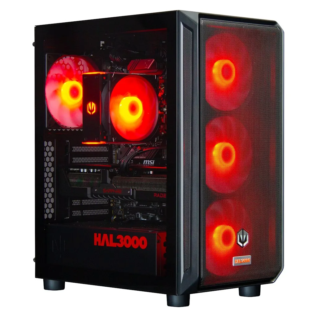 HAL3000 Alfa Gamer XT AMD Ryzen 5 7600 32GB DDR5 RX 9070 XT 2TB PCIe4 SSD WiFi W11