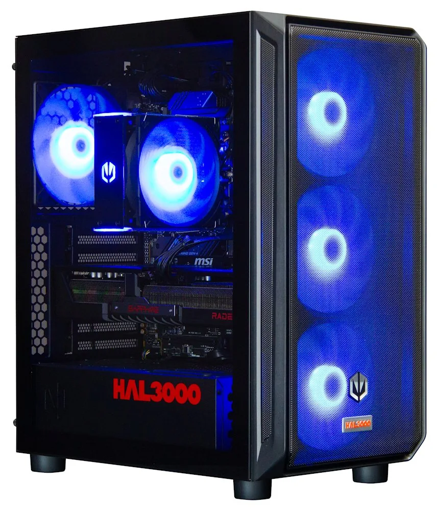 HAL3000 Alfa Gamer XT AMD Ryzen 5 7600 32GB DDR5 RX 9070 XT 2TB PCIe4 SSD WiFi W11