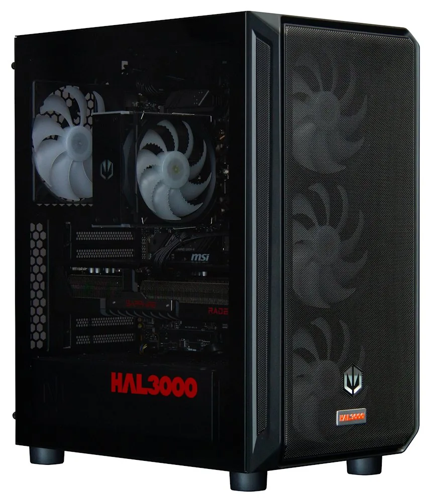 HAL3000 Alfa Gamer XT AMD Ryzen 5 7600 32GB DDR5 RX 9070 XT 2TB PCIe4 SSD WiFi W11