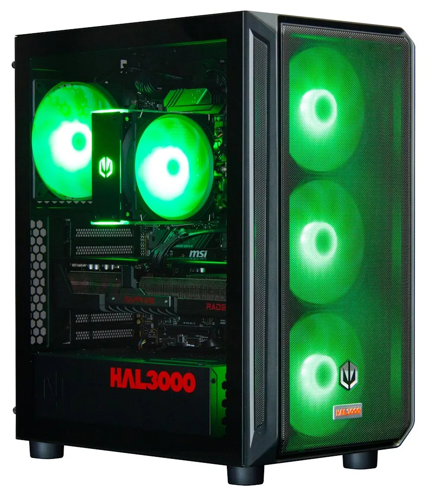 HAL3000 Alfa Gamer XT AMD Ryzen 5 7600 32GB DDR5 RX 9070 XT 2TB PCIe4 SSD WiFi W11