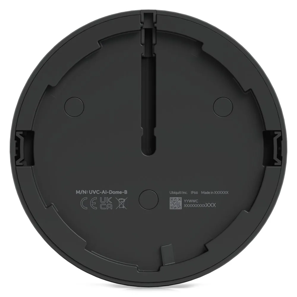 Ubiquiti UniFi AI Dome – 4K kopulová AI kamera, černá