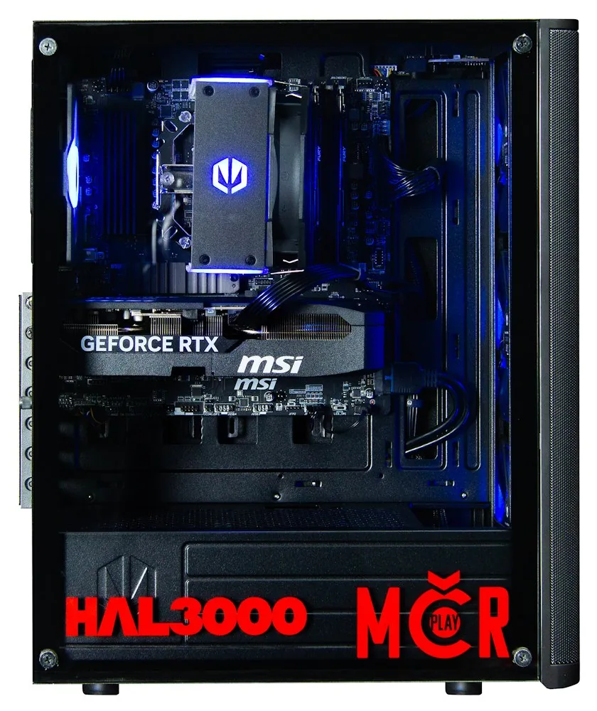 HAL3000 MČR Finale Pro AMD Ryzen 7 5700X 32GB DDR4 RTX 5070 1TB PCIe4 SSD WiFi W11