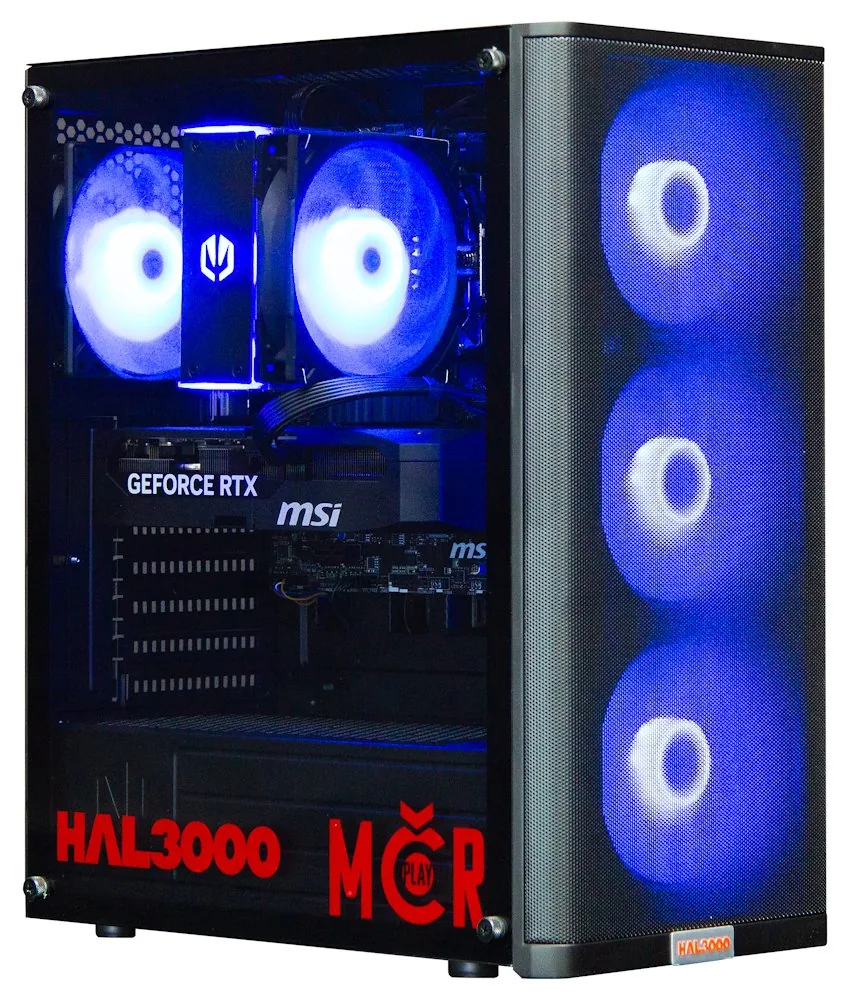 HAL3000 MČR Finale Pro AMD Ryzen 7 5700X 32GB DDR4 RTX 5070 1TB PCIe4 SSD WiFi W11