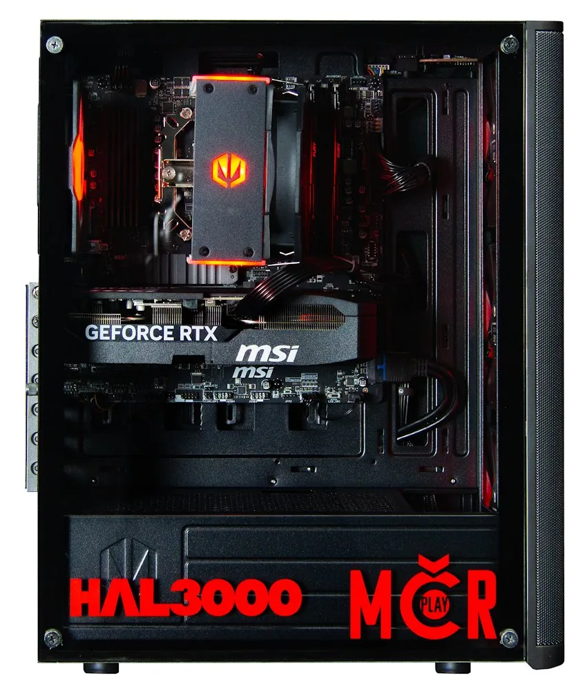 HAL3000 MČR Finale Pro AMD Ryzen 7 5700X 32GB DDR4 RTX 5070 1TB PCIe4 SSD WiFi W11