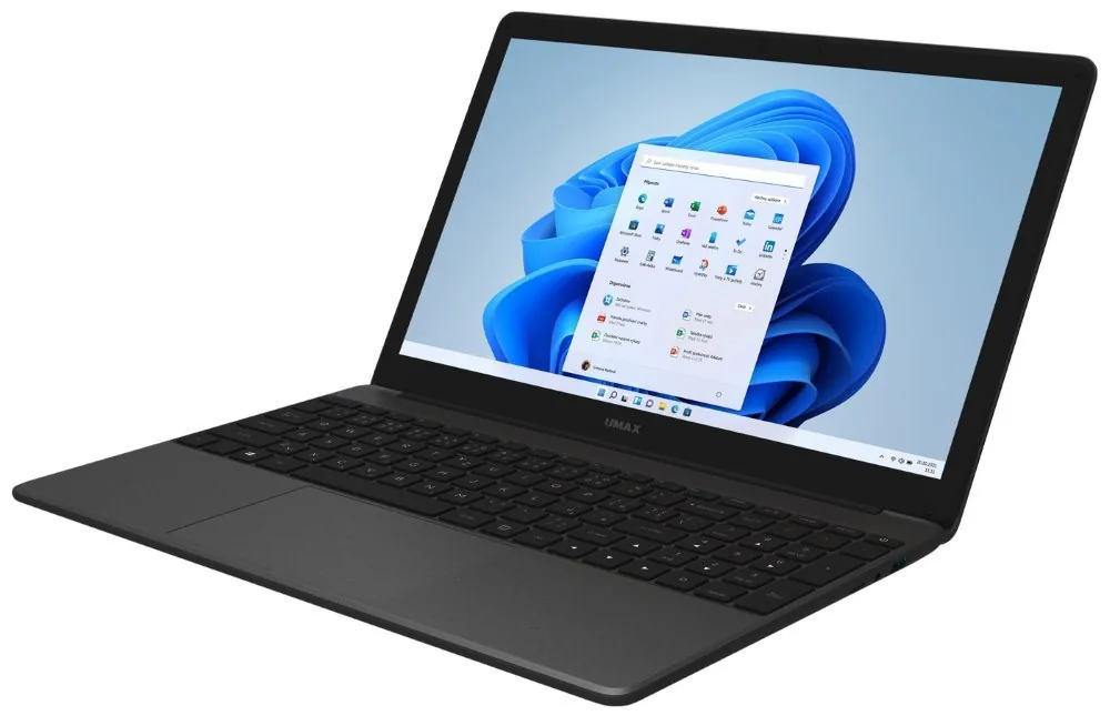 OPRAVENÉ - UMAX notebook VisionBook N15R 15,6" IPS 1920x1080 N4020 4GB 128GB eMMC mini HDMI USB USB 3.0 W11 Pro...