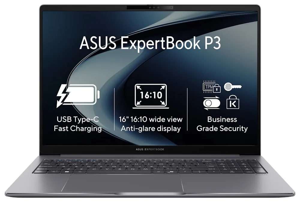 ASUS ExpertBook P3 i5-13420H 16GB 1TB SSD Intel® UHD 16"WUXGA,matný W11P šedý