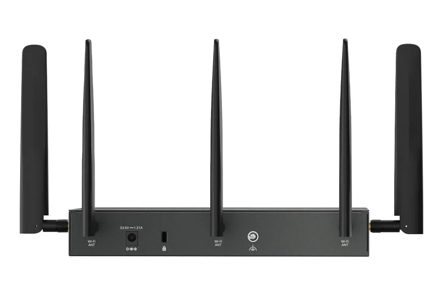 TP-Link Omada ER706WP-4G V1 - Bezdrátový router - WWAN 4portový switch - 1GbE - porty WAN: 6 - Wi-Fi 6 - Dual Band - 4G, 3G