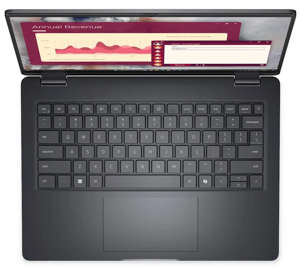 Dell Pro 14 PC14255 AMD Ryzen 5 220 16GB 512 GB SSD 14" FHD+ IR Cam & Mic FgrPr WLAN Backlit Kb W11 Pro 3Y ProSpt