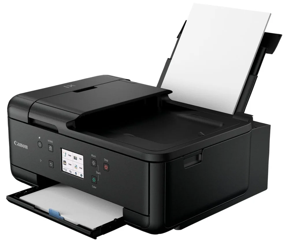 Canon PIXMA TR7650 - Multifunkční tiskárna - barva - tryskový - A4 (210 x 297 mm), Legal (216 x 356 mm) (originální) - A4/Legal (média) - až 15 ipm (tisk) - 200 listy - 33.6 Kbps - Wi-Fi(n), USB 2.0