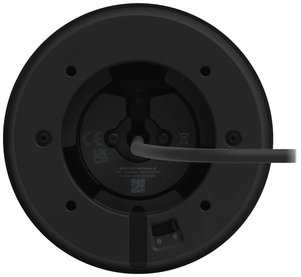 Ubiquiti UniFi Protect G6 Turret – 4K turret AI kamera, černá