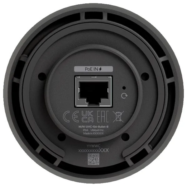 Ubiquiti UniFi Protect G6 Bullet – 4K AI kamera, černá