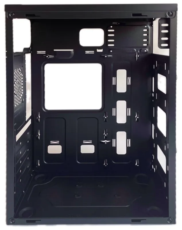 EUROCASE skříň ML N6-560B, ATX, 2x USB-A, 2x 120mm ARGB Fan, černá