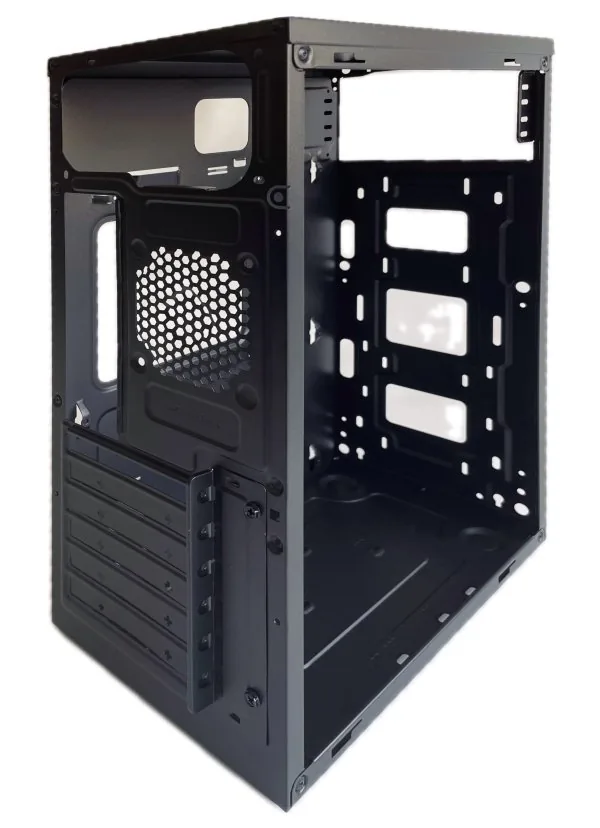 EUROCASE skříň ML N6-560B, ATX, 2x USB-A, 2x 120mm ARGB Fan, černá