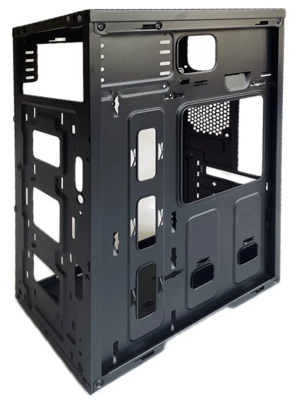 EUROCASE skříň ML N6-560B, ATX, 2x USB-A, 2x 120mm ARGB Fan, černá
