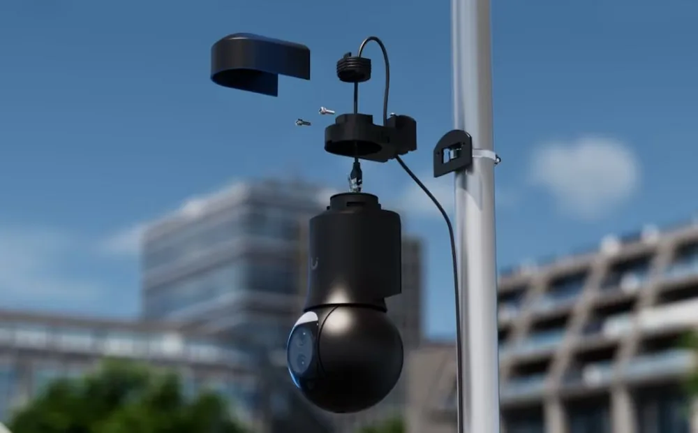 Ubiquiti UniFi Protect G6 PTZ, 4K duální venkovní kamera s 10x hybridním zoomem a AI analýzou, černá