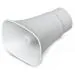 Ubiquiti UniFi AI Horn Speaker, venkovní PoE reproduktor s AI funkcemi, bílý