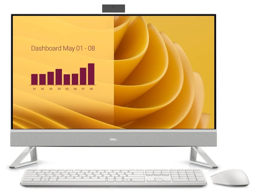 Dell/27 All-in-One EC27250/27"/FHD/T/7-150U/32GB/1TB/Intel int/W11P/Bílá/3RNBD