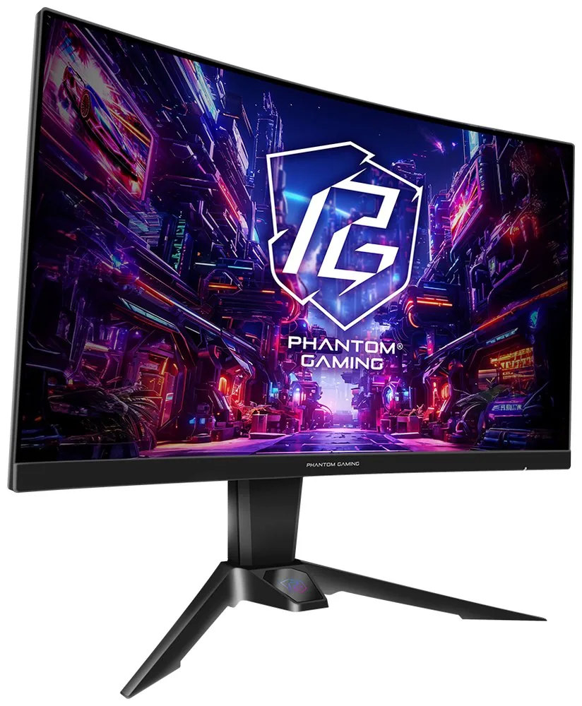 Phantom Gaming by Asrock monitor zakřivený PG27QRT2A 27" VA 2560x1440 180Hz 300cd m2 1ms HDMI DP speaker wifi anténa