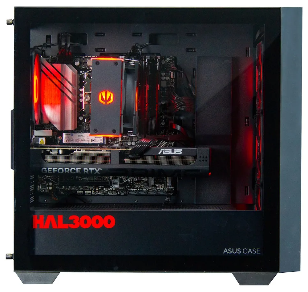 HAL3000 Alfa Gamer Pro AMD Ryzen 7 7700 32GB DDR5 RTX 5070 1TB PCIe4 SSD WiFi W11