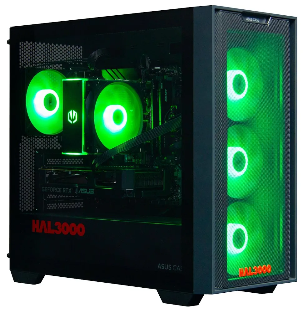HAL3000 Online Gamer AMD Ryzen 5 5600 32GB DDR4 RTX 5060 1TB PCIe4 SSD WiFi W11
