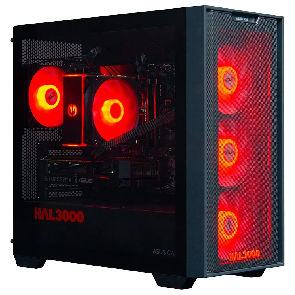 HAL3000 Online Gamer AMD Ryzen 5 5600 32GB DDR4 RTX 5060 1TB PCIe4 SSD WiFi W11