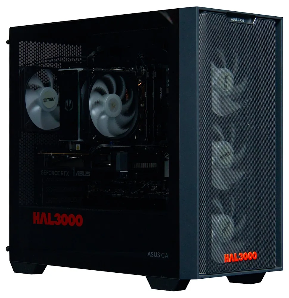 HAL3000 Online Gamer AMD Ryzen 5 7600 32GB DDR5 RTX 5060 1TB PCIe4 SSD WiFi W11