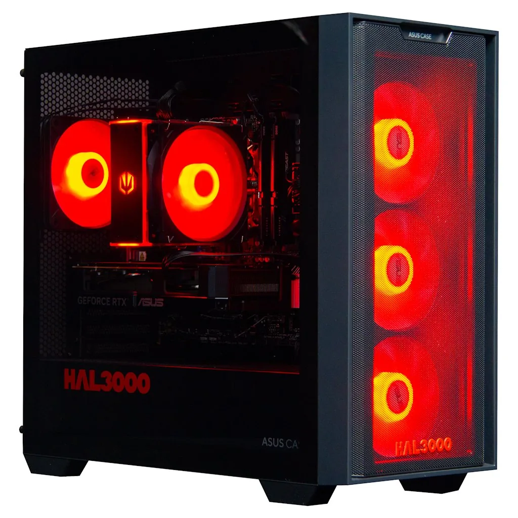 HAL3000 Online Gamer AMD Ryzen 5 7600 32GB DDR5 RTX 5060 1TB PCIe4 SSD WiFi W11
