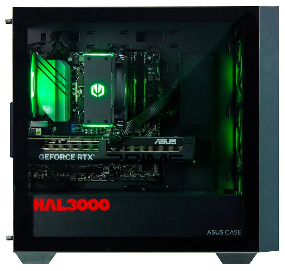 HAL3000 Online Gamer AMD Ryzen 5 7600 32GB DDR5 RTX 5060 Ti 16G 1TB PCIe4 SSD WiFi W11