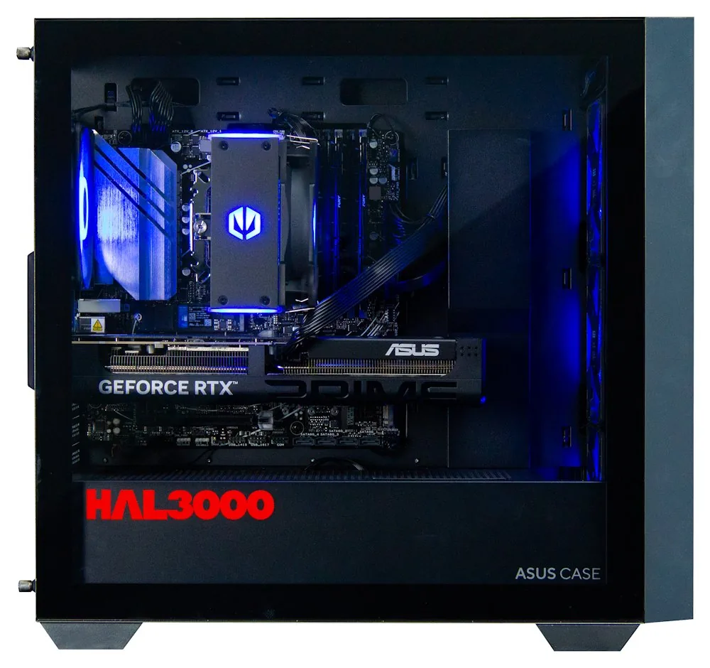 HAL3000 Online Gamer AMD Ryzen 5 7600 32GB DDR5 RTX 5060 Ti 16G 1TB PCIe4 SSD WiFi W11