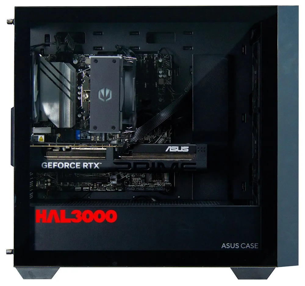 HAL3000 Online Gamer AMD Ryzen 5 7600 32GB DDR5 RTX 5060 Ti 16G 1TB PCIe4 SSD WiFi W11