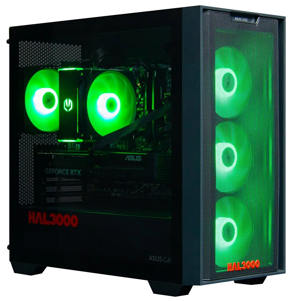 HAL3000 Online Gamer AMD Ryzen 5 7600 32GB DDR5 RTX 5060 Ti 16G 1TB PCIe4 SSD WiFi W11