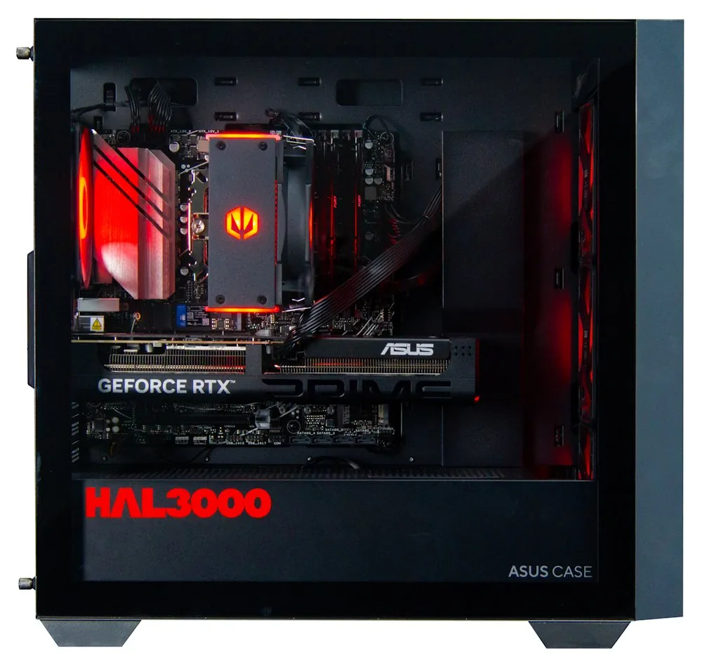 HAL3000 Online Gamer AMD Ryzen 5 7600 32GB DDR5 RTX 5060 Ti 16G 1TB PCIe4 SSD WiFi W11