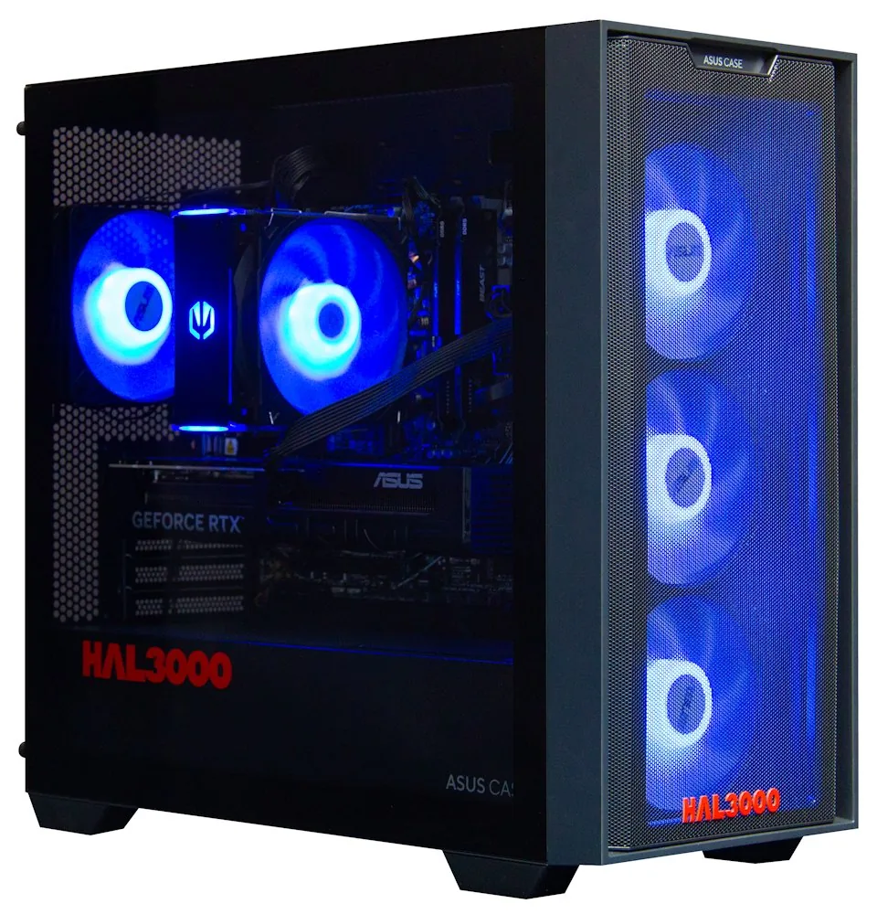 HAL3000 Online Gamer AMD Ryzen 5 7600 32GB DDR5 RTX 5060 Ti 16G 1TB PCIe4 SSD WiFi W11