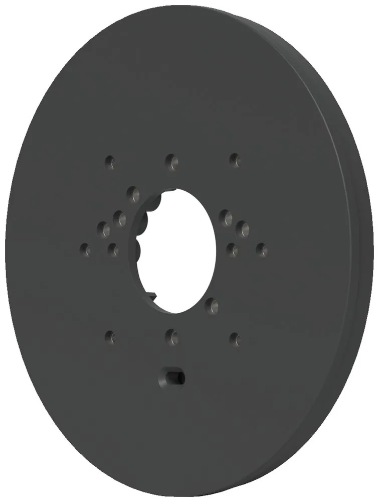 Ubiquiti Gang Box Mounting Plate 4 Octagon, 3.5 Round, 4 Square, Single, 4 Round, and European, black