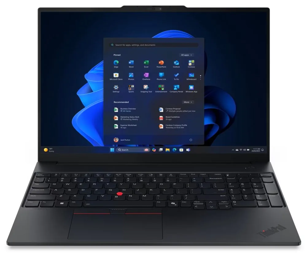 Lenovo ThinkPad E16 G3, 7 240H, 16" WUXGA (1920x1200) IPS, UHD, 1x16GB, 512GB, W11P, černá, 3R