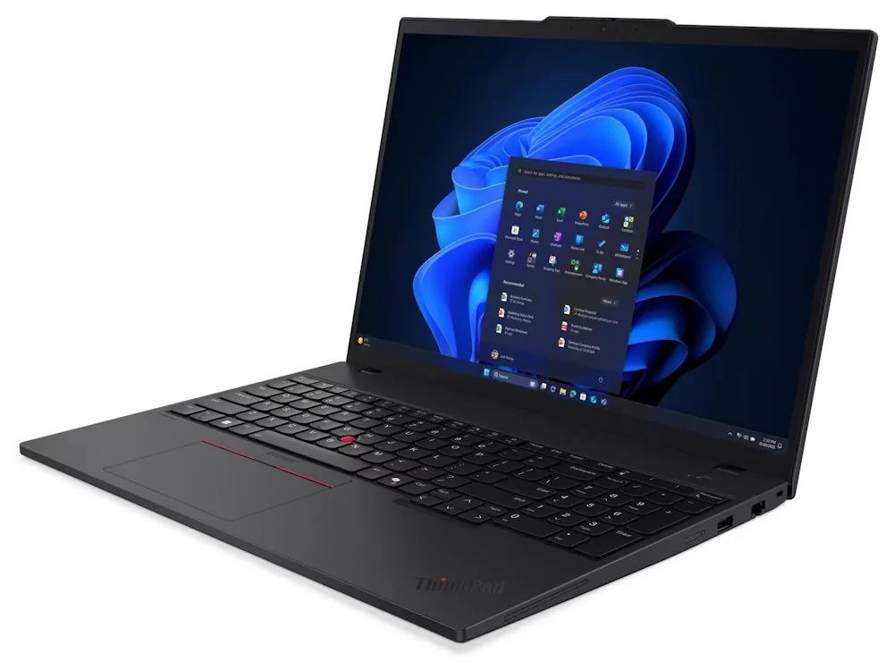 Lenovo ThinkPad T16 Gen 4 21QE - Provedění závěsu 180 stupňů - Intel Core Ultra 7 - 255U / až 5.2 GHz - Win 11 Pro - Intel Graphics - 32 GB RAM - 1 TB SSD TCG Opal Encryption 2, NVMe - 16" IPS 1920 x 1200 - Gigabit Ethernet - Wi-Fi 6E, Bluetooth - 4G - če